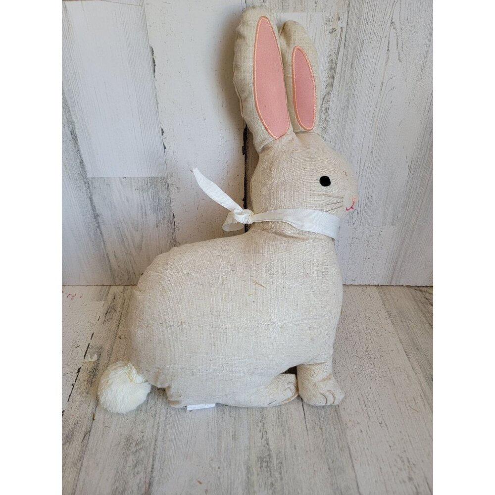 Large Easter Bunny pillow shaped spring home‎ decor